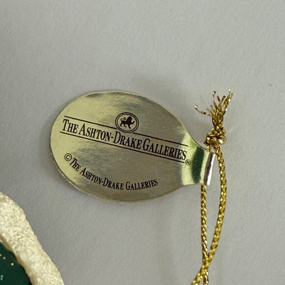 Bradford Editions Joyous Friendships At Christmas Santa Ornament Hand-Painted Co - Picture 7 of 9